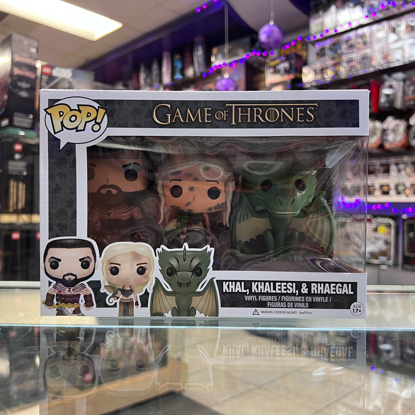 Funko Pop! Game of Thrones - Khal, Khalessi, & Rhaegal - 3pk