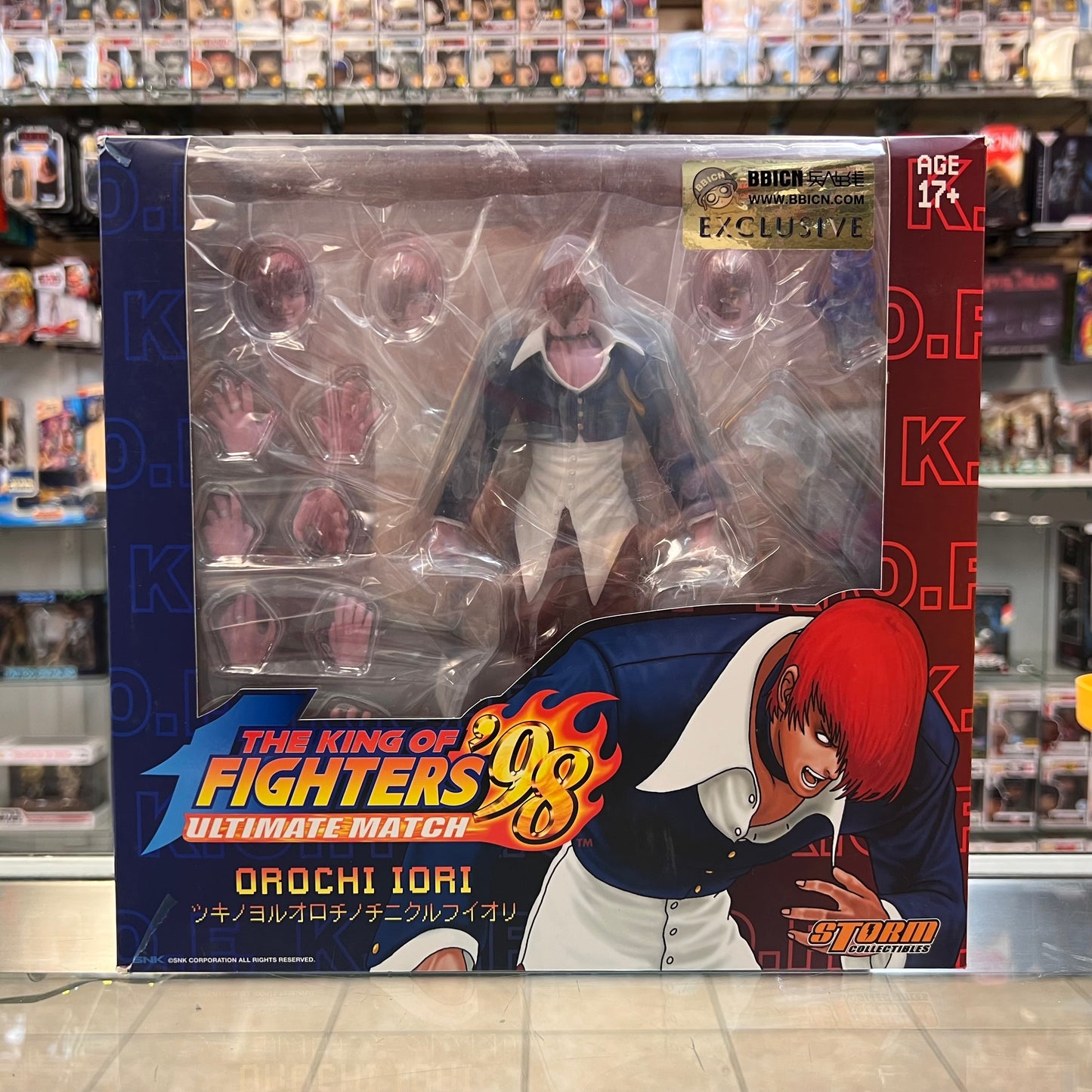Storm Collectibles - The King of Fighters '98 - Orochi Iori 1/12 Scale Action Figure - BBICN Exclusive (OPEN BOX)