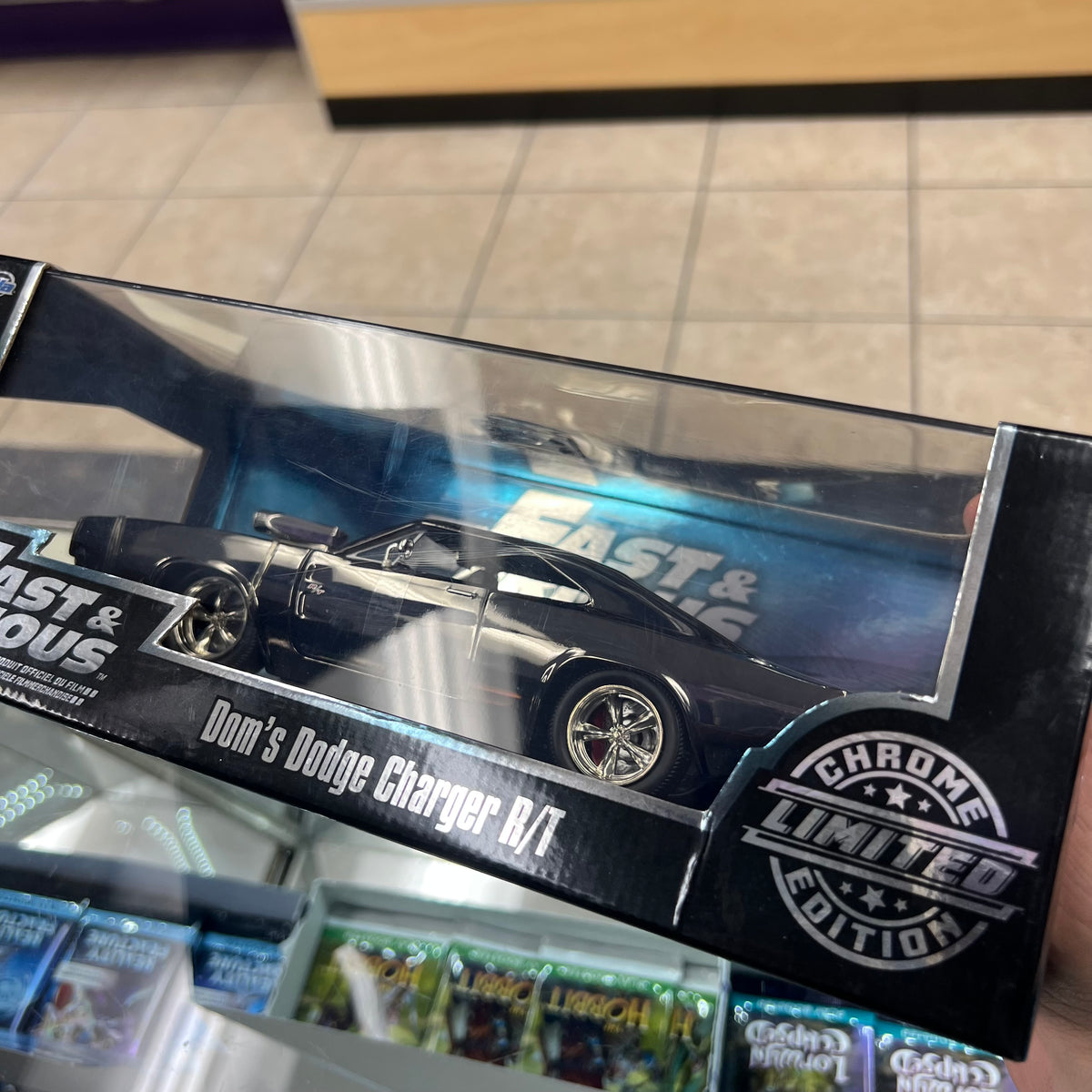 Jada - Fast and Furious - Dom's Dodge Charger R/T (Limited Chrome Edition) - 1:24 Scale Die-Cast Metal Car