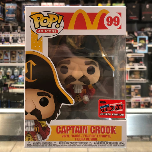 Funko Pop! Ad Icons - McDonalds - Captain Crook - NYCC Official Sticker - 99