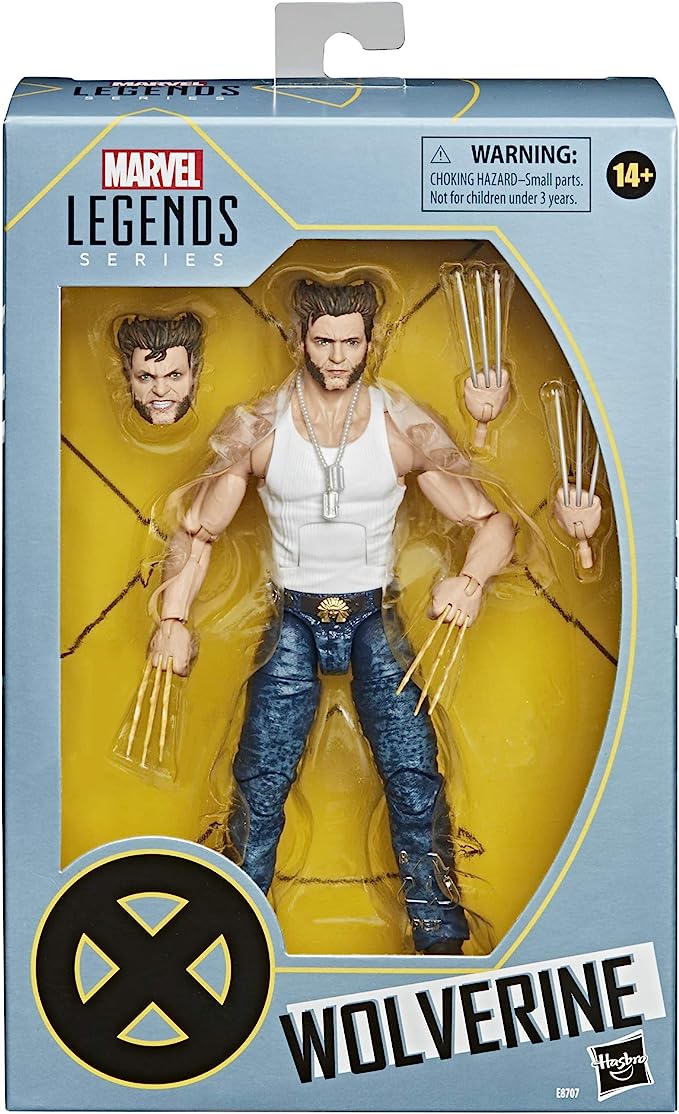 Marvel Hasbro Legends Series Wolverine 6-inch Collectible Action Figure Toy, Ages 14 and Up (Amazon Exclusive) OPENED