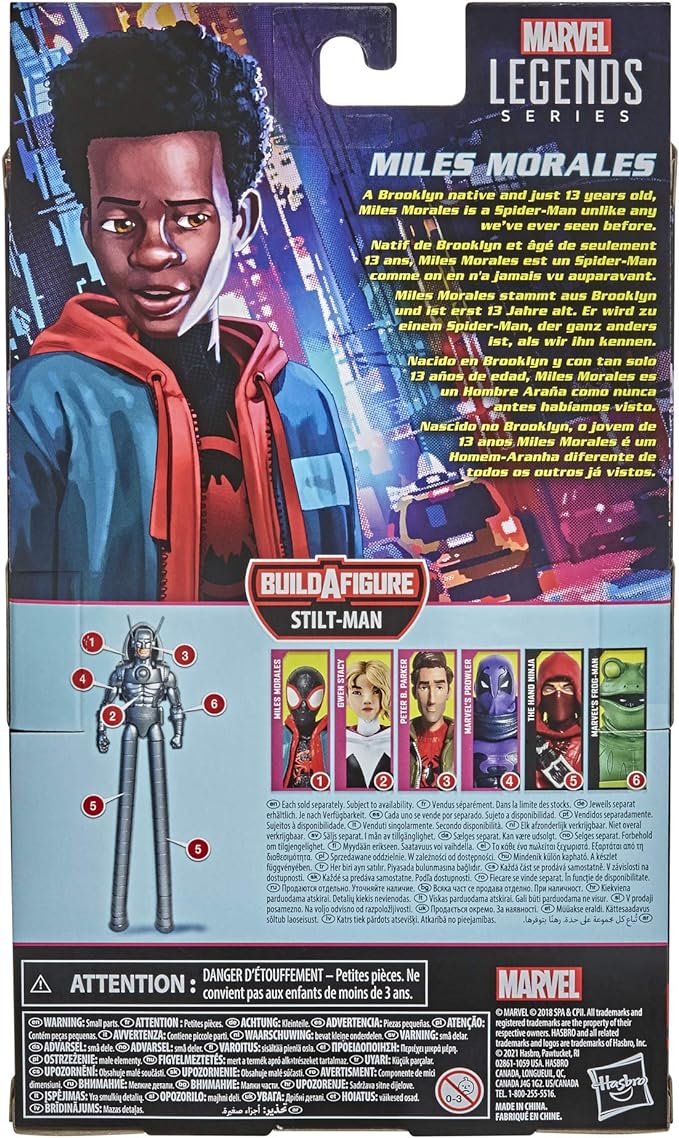 Marvel Legends - Miles Morales - Spider-Man Into the Spider-Verse - Stilt-Man Wave