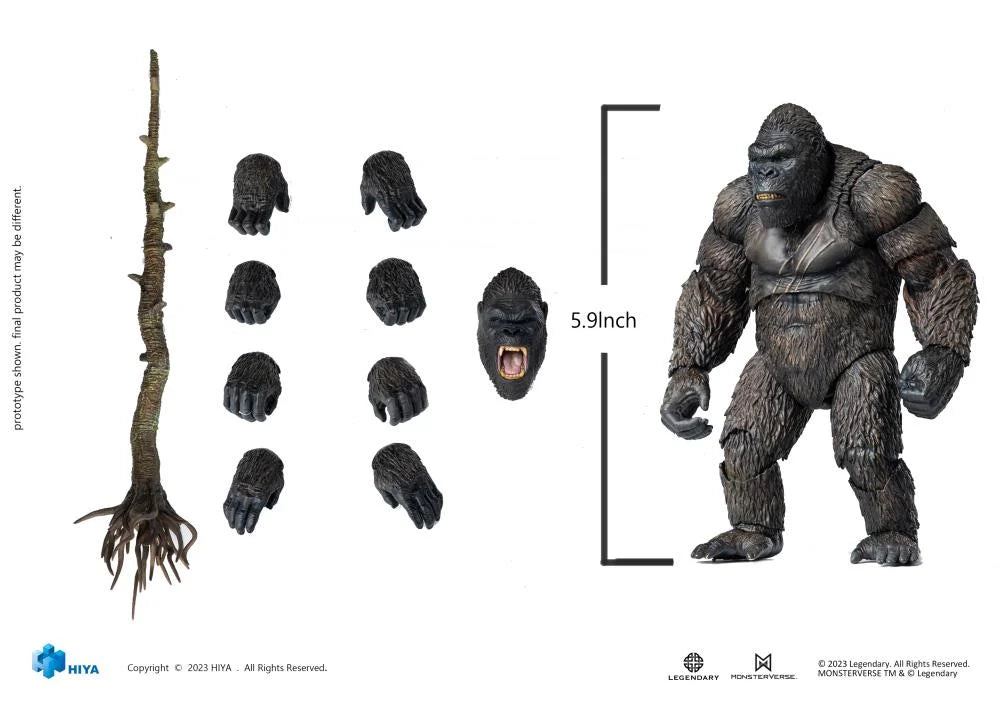 Kong: Skull Island Exquisite Basic King Kong PX Previews Exclusive Action Figure - HIYA TOYS