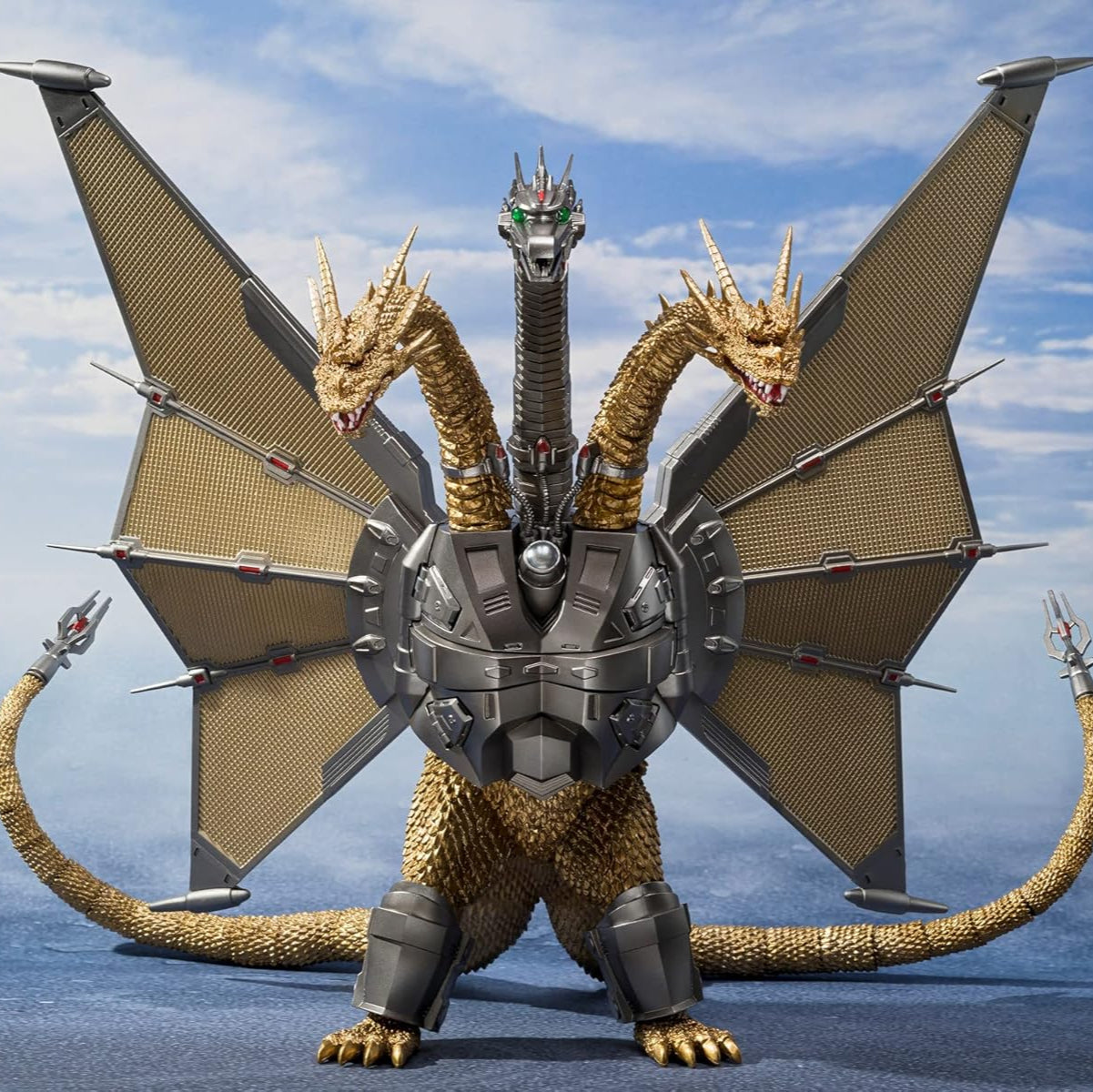 S.H.MonsterArts - MECHA-KING GHIDORAH - Shinjuku Decisive Battle Special Set (OPEN BOX)