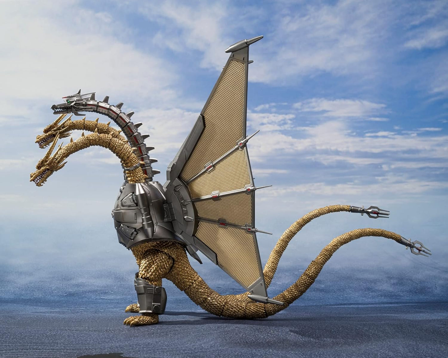 S.H.MonsterArts - MECHA-KING GHIDORAH - Shinjuku Decisive Battle Special Set (OPEN BOX)