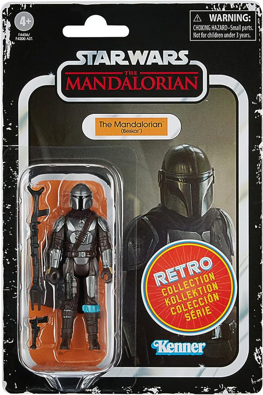 STAR WARS Retro Collection The Mandalorian (Beskar) Toy 3.75-Inch-Scale