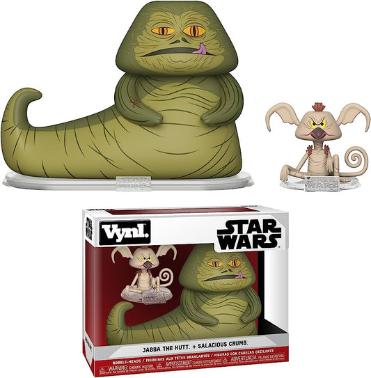 Funko - Vynl. - Star Wars - Jabba The Hutt + Salacious Cumb Bobble head 2 pack