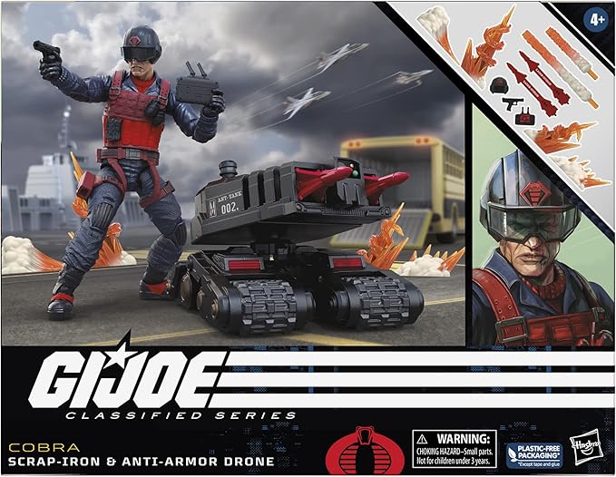 G.I. Joe Classified Series - Cobra - Scrap-Iron & Anti-Armor Drone - 74