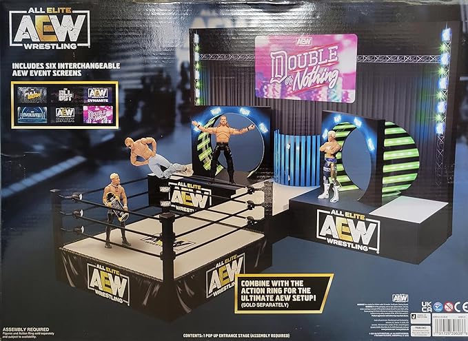 Jazwares - AEW All Elite Wrestling Unrivaled Collection - Pop Up Entrance Stage