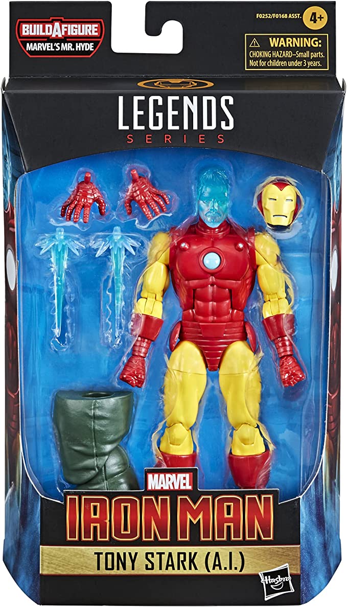 Marvel Hasbro Legends Series 6-inch Collectible Tony Stark (A.I.) - Mr Hyde BAF Wave