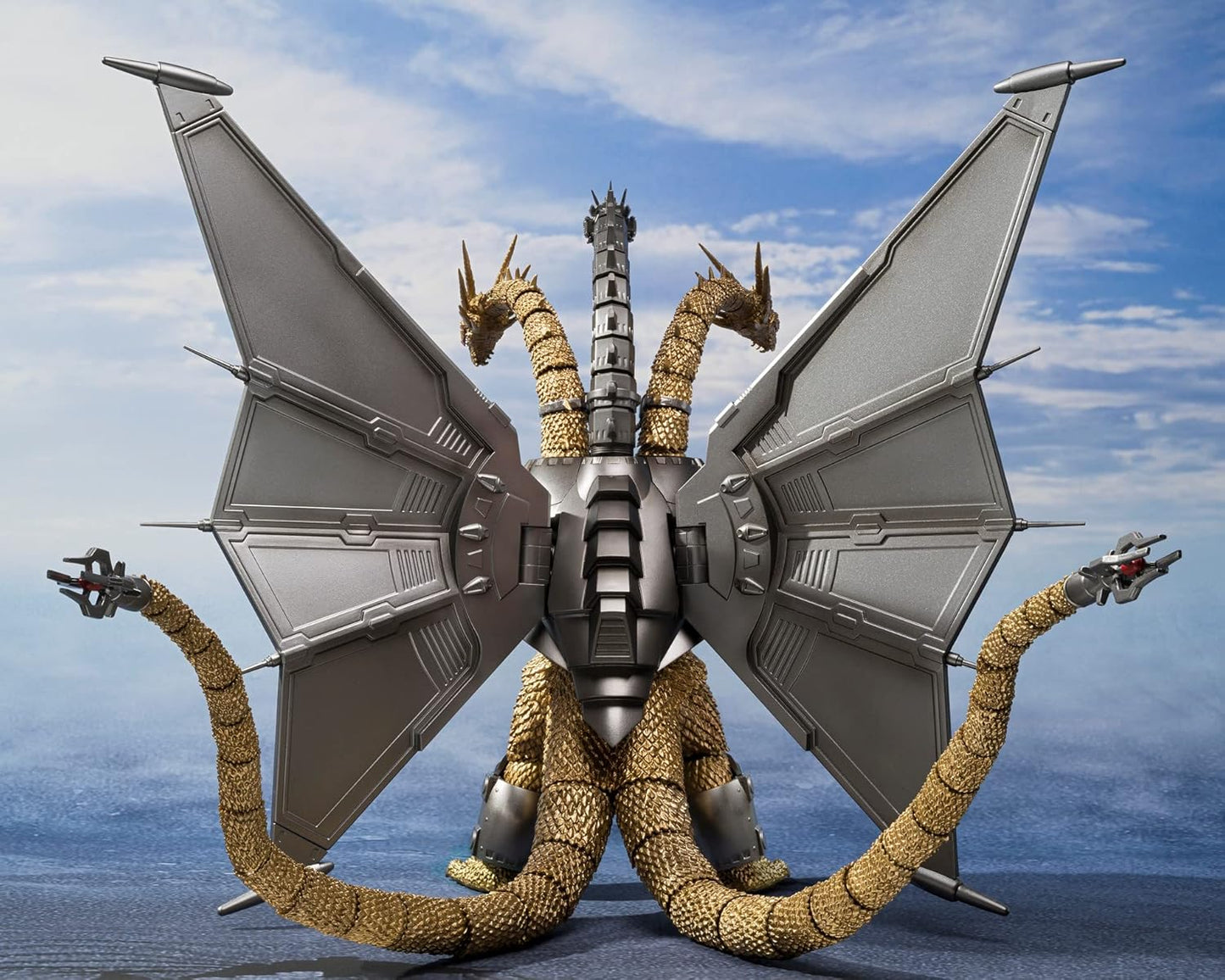 S.H.MonsterArts - MECHA-KING GHIDORAH - Shinjuku Decisive Battle Special Set (OPEN BOX)
