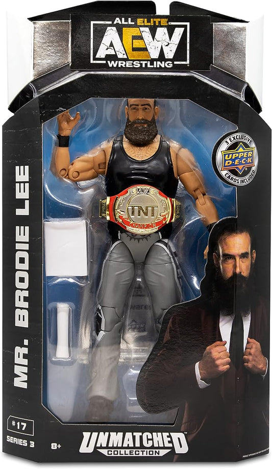 All Elite Wrestling - 6-Inch Brodie Lee Figure with Accessories - Unmatched Collection Series 3