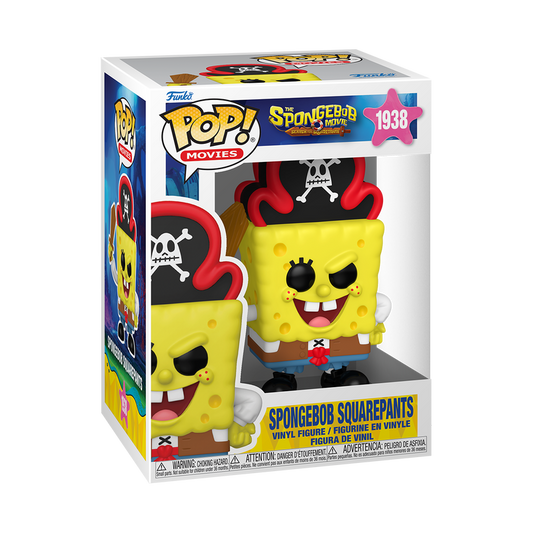 Funko Pop! Movies The Spongebob Movie Search for Squarepants - Spongebob Squarepants - 1938 (Pirate)