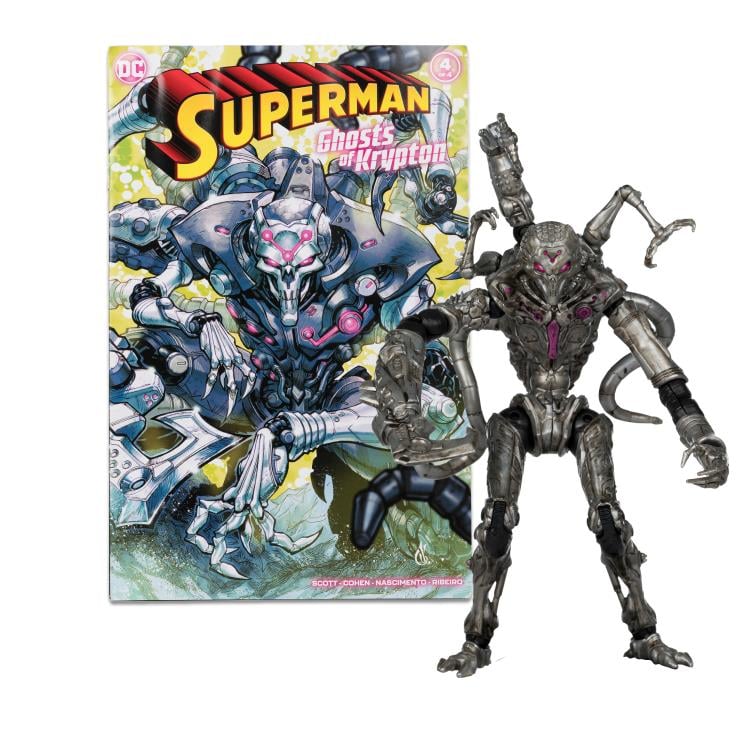 McFarlane Toys - Superman: Ghosts of Krypton Page Punchers Brainiac 7" Figure with Comic