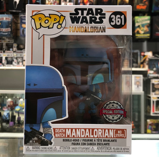 Funko Pop! Star Wars - Death Watch Mandalorian (No Stripes) - Special Edition Sticker - 361