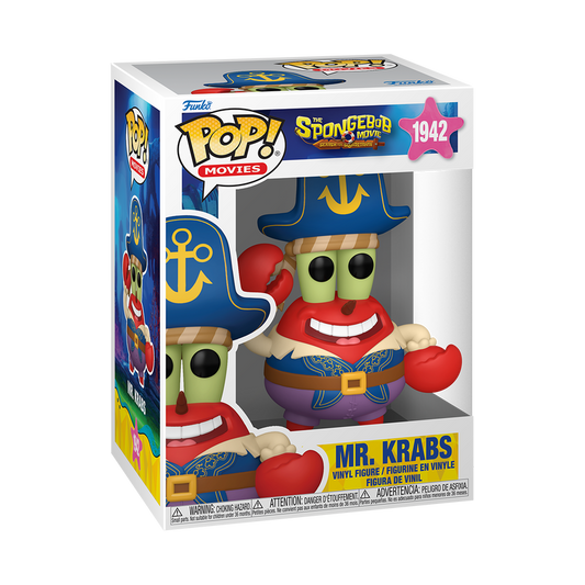 Funko Pop! Movies The Spongebob Movie Search for Squarepants - Mr. Krabs - 1942 (Pirate)