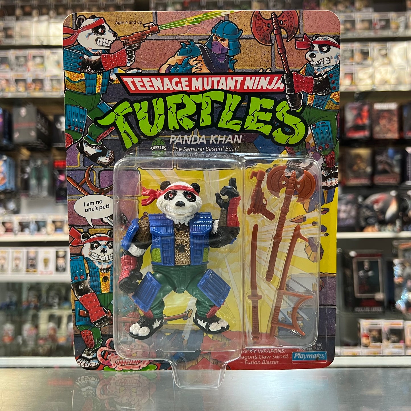 Teenage Mutant Ninja Turtles - Panda Khan - Action Figure - In box - (1990)