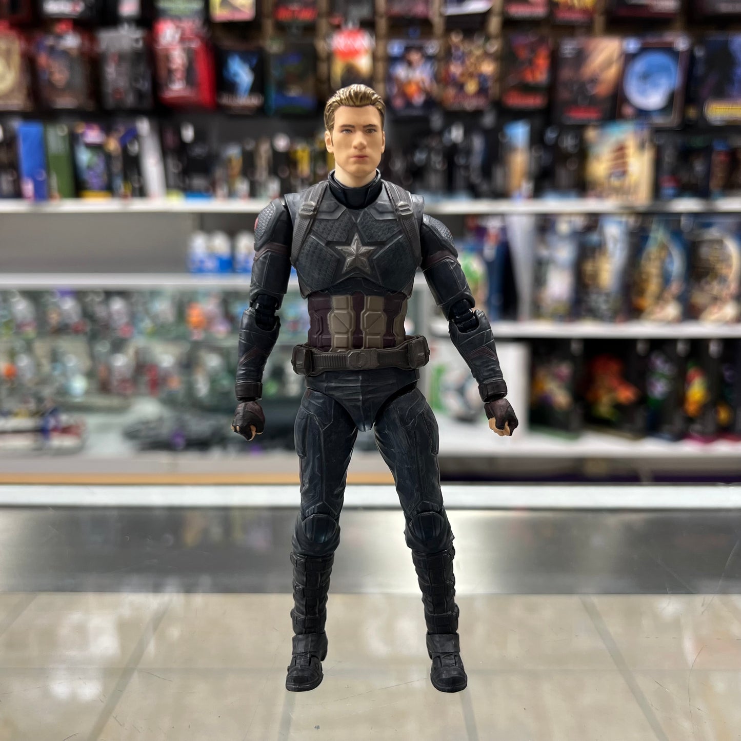S.H.Figuarts - Avengers Endgame - Captain America (Final Battle) Edition - Action Figure (OPEN BOX)