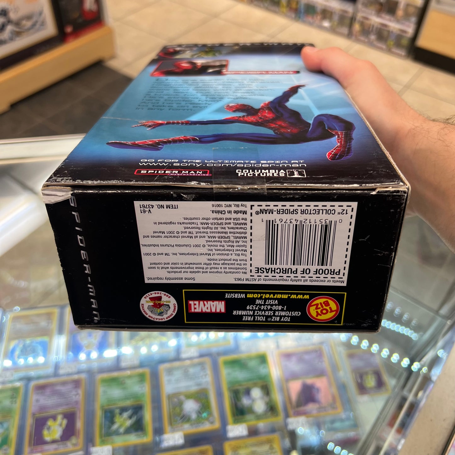 Toybiz 12in - Spider-Man Collector Series with Authentic Fabric Clothing (2001)