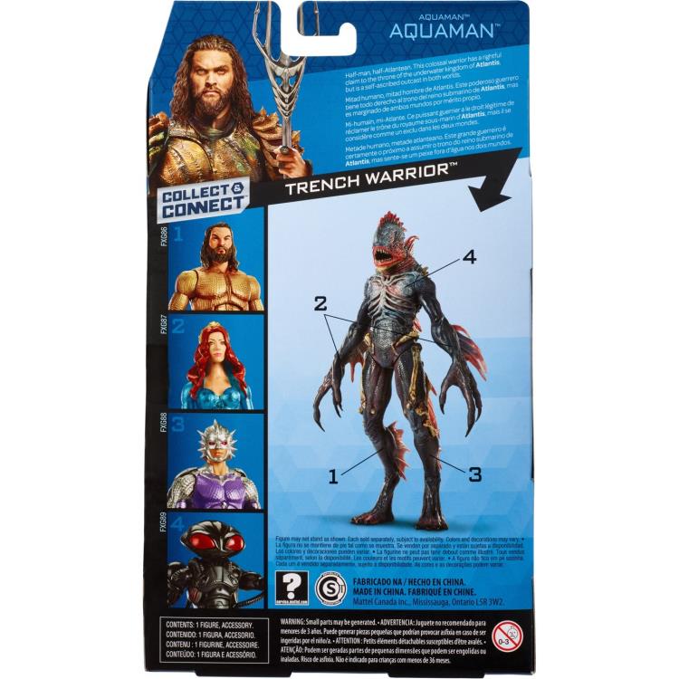 DC Comics Multiverse - Aquaman 6" Action Figure - Trench Warrior Wave