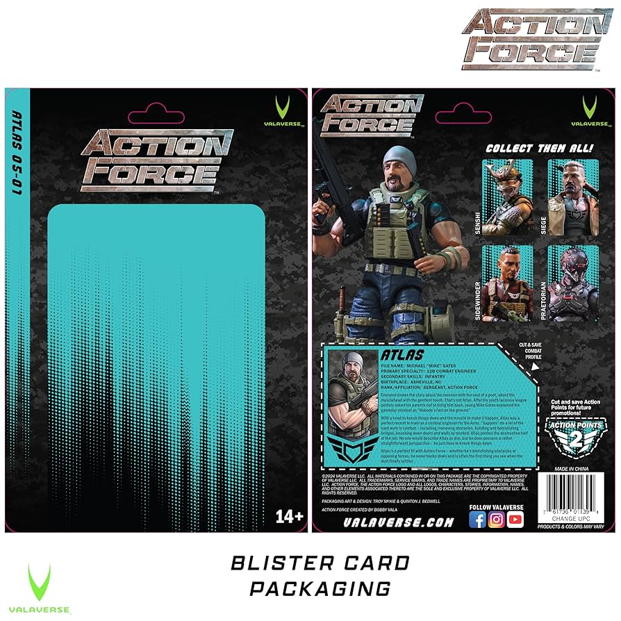 Valaverse Action Force - Atlas 05-01 - 6in Action Figure