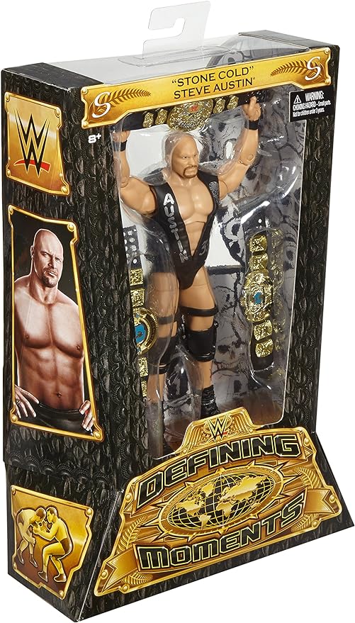 Mattel - WWE Defining Moments - "Stone Cold Steve Austin" - 2015 - Action Figure