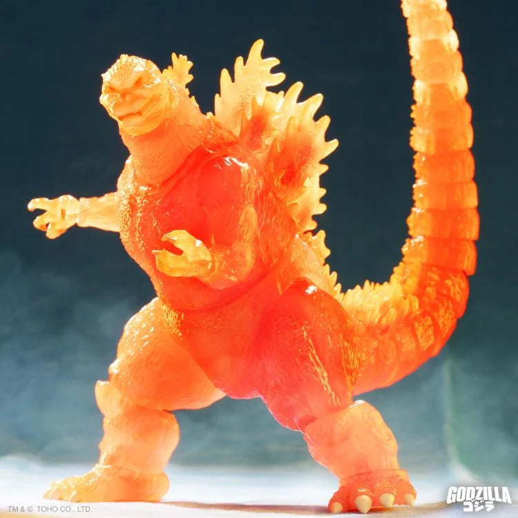 Godzilla vs. Destoroyah ULTIMATES! Blazing Godzilla (1200º Clear Orange) Action Figure