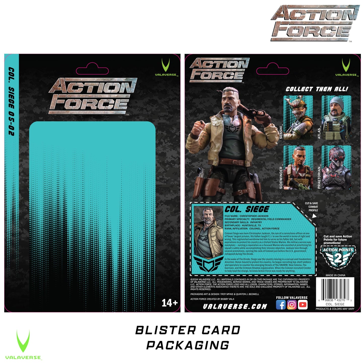 Valaverse Action Force - Col. Siege 05-02 - 6in. Action Figure