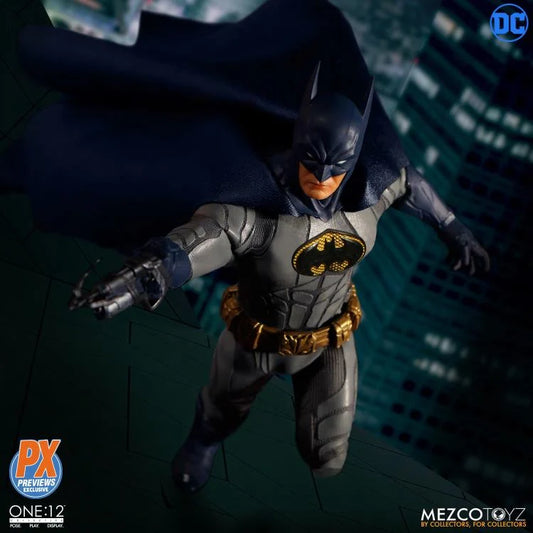 Mezco One:12 Collective - Batman Sovereign Knight (Blue Version) PX Previews Exclusive (OPEN BOX)
