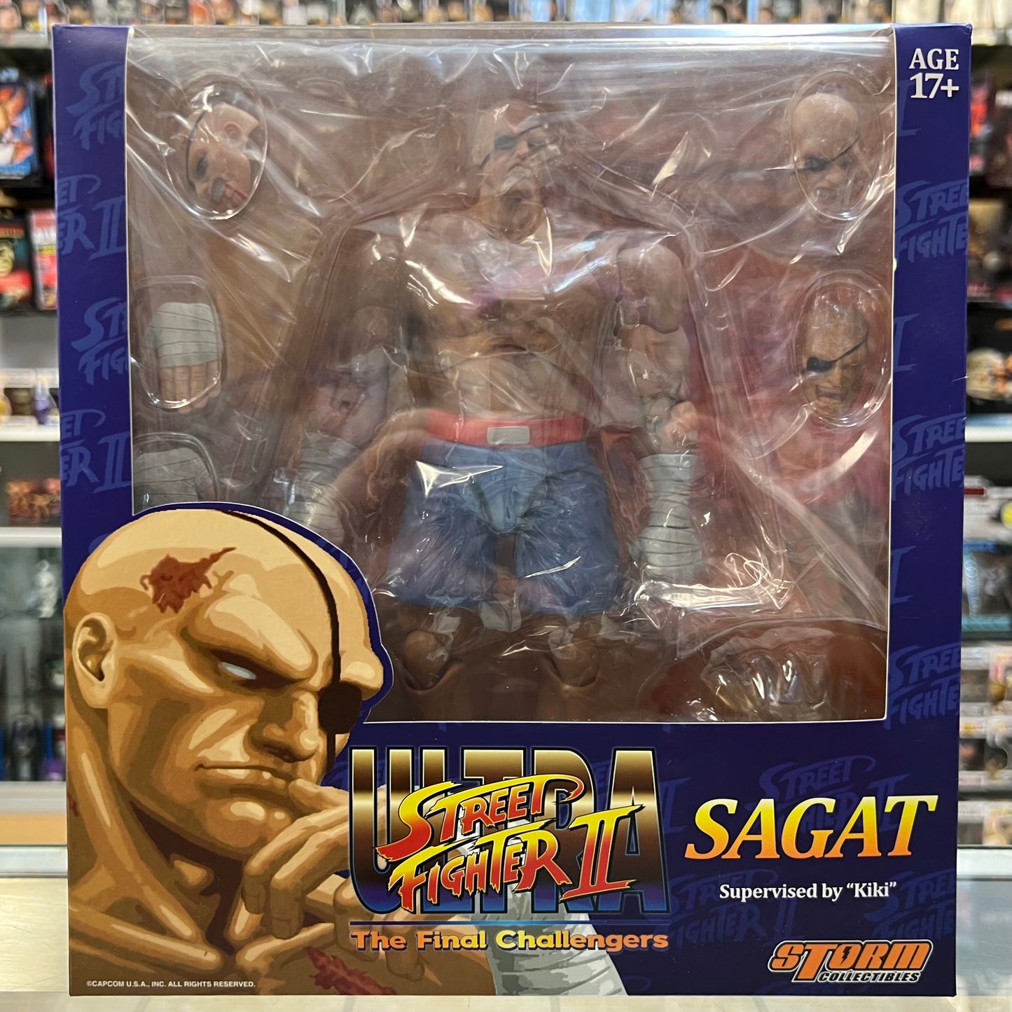 Storm Collectibles - Street Fighter II Sagat 1/12 Scale Figure (OPEN BOX)