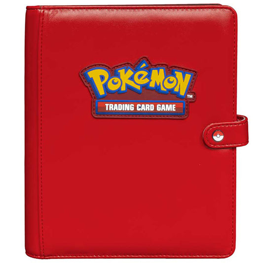 Binder: Premium Snap 4-Pocket Pokémon - Red