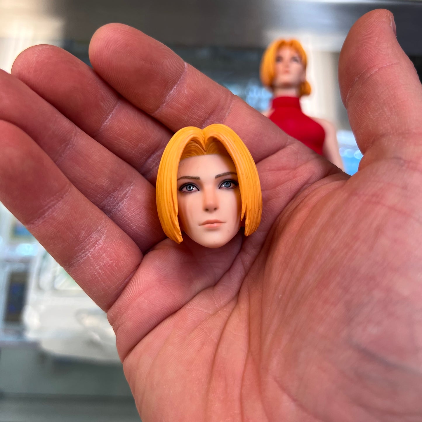 Tunshi Studio - The King Of Fighters'97 - Blue Mary Action Figure 1/6 (OPEN BOX)