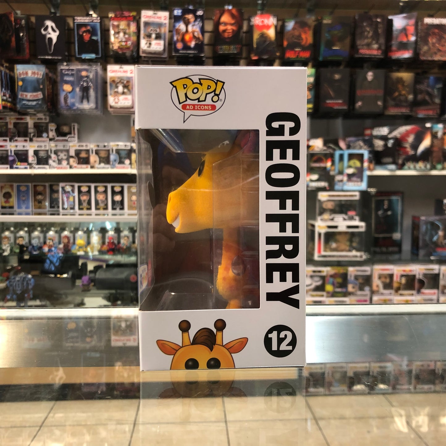 Funko Pop! AD ICONS - Toys R Us - Geoffrey (Flocked) - Exclusive - 12