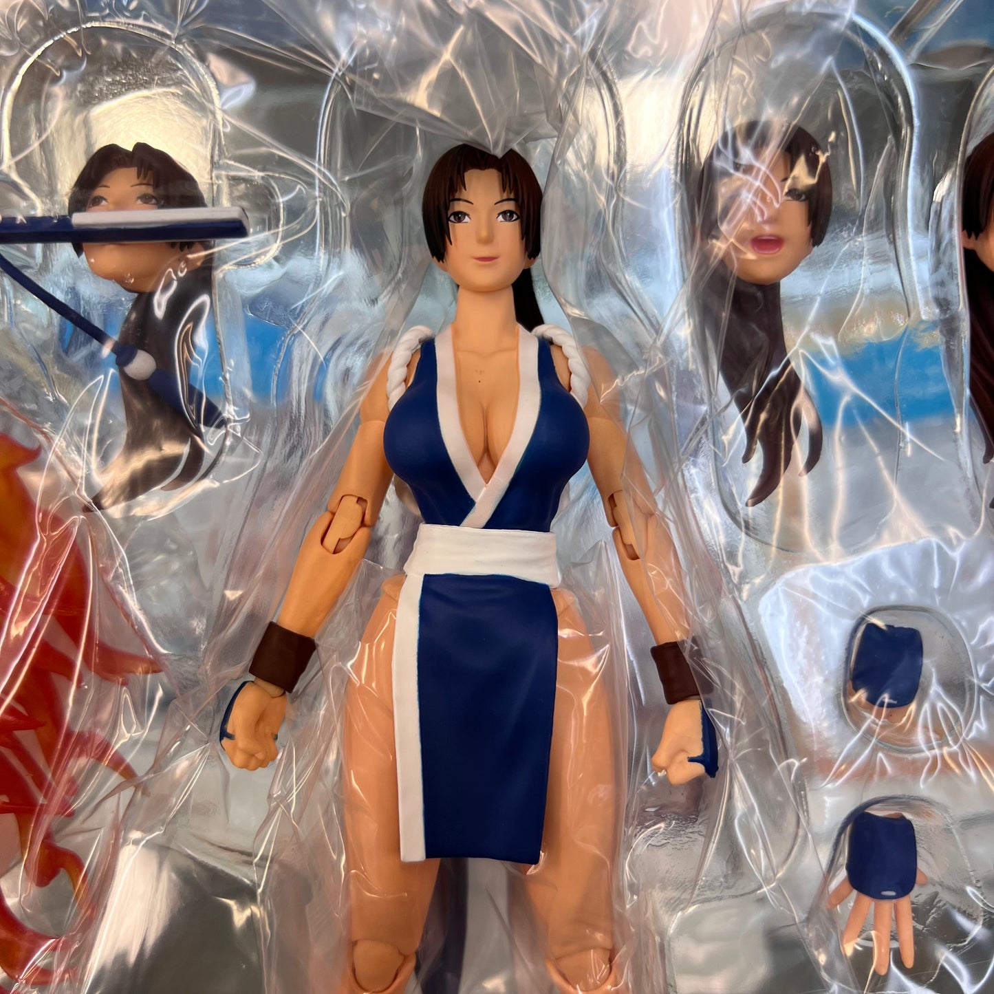 Storm Collectibles - The King of Fighters '98 Ultimate Match - Mai Shiranui (Blue) 1/12 Scale Action Figure - M.P.12 Exclusive (OPEN BOX)