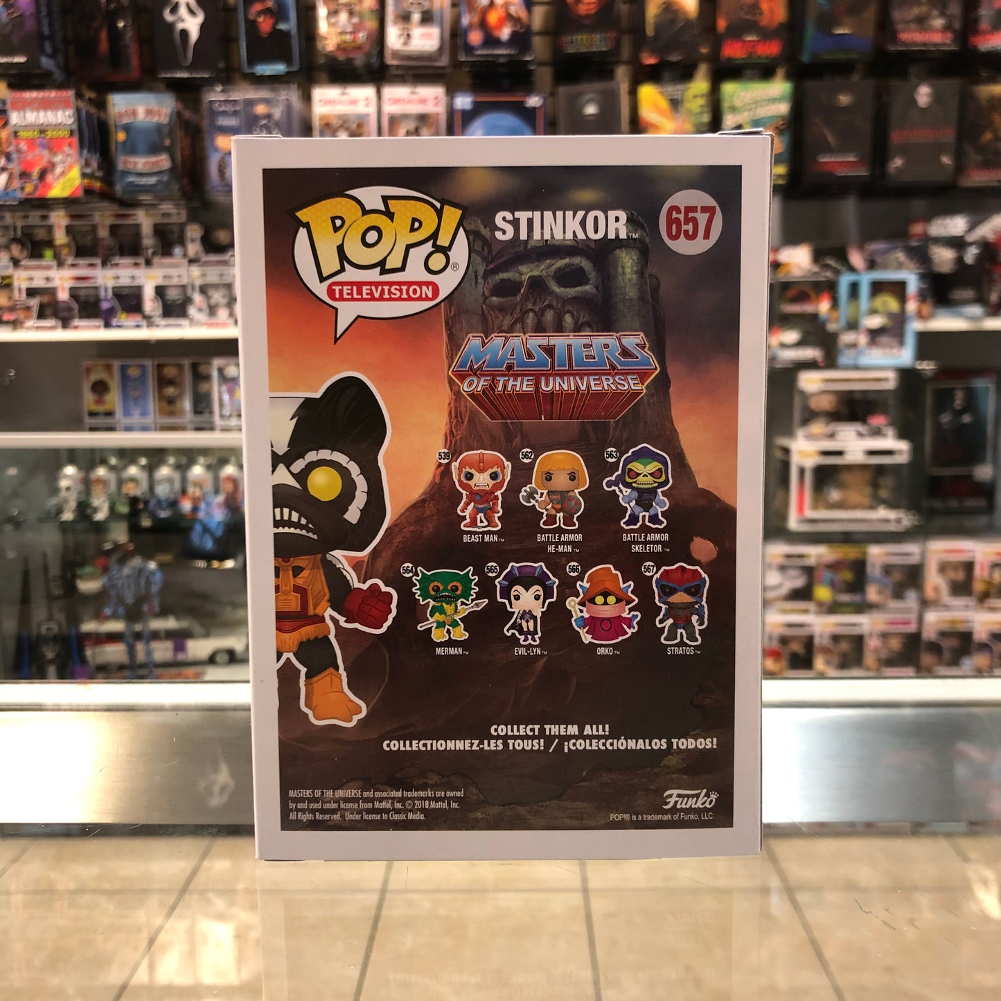 Funko Pop! Television - Masters of the Universe - Stinkor (scented) - 2018 Summer Convention - 657