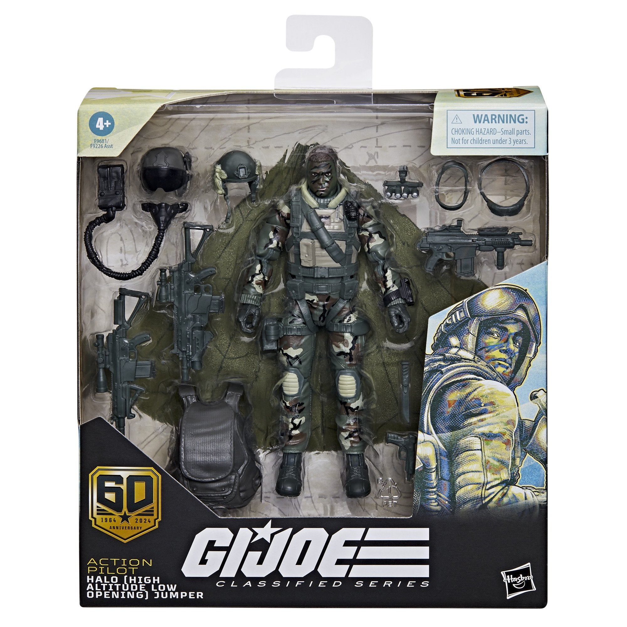 G.I. Joe 60th Anniversary Action Pilot HALO (High Altitude Low