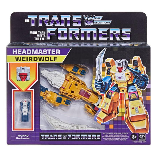 Transformers G1 Reissue - Headmaster Weirdwolf with Monxo - 2020