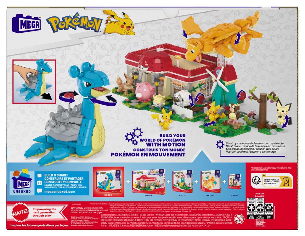 Pokémon Mega Construx Wonder Builder Motion Lapras