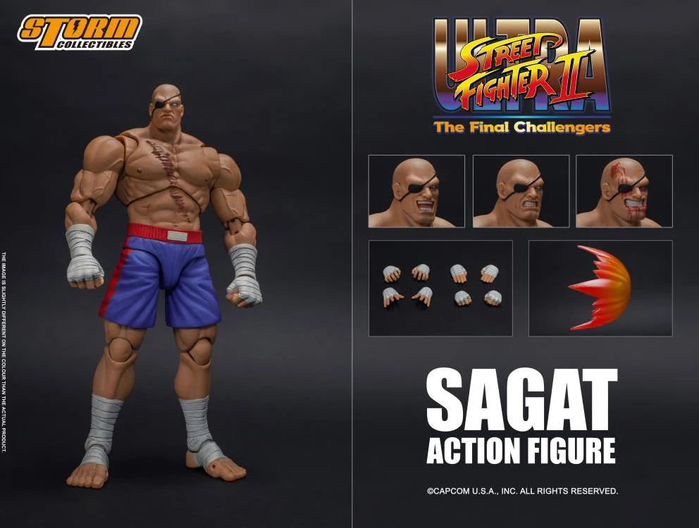 Storm Collectibles - Street Fighter II Sagat 1/12 Scale Figure (OPEN BOX)