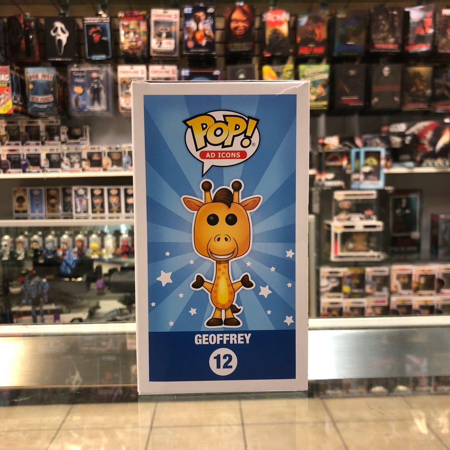 Funko Pop! AD ICONS - Toys R Us - Geoffrey (Flocked) - Exclusive - 12