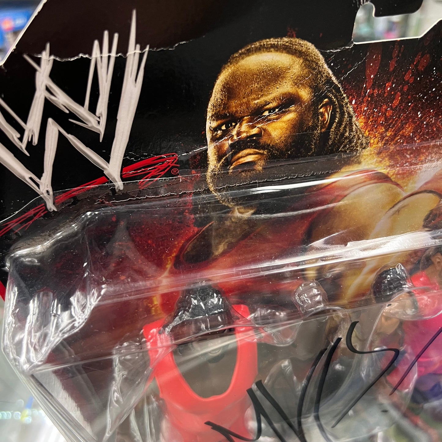 WWE Wrestling Battle Pack - Mark Henry & MVP Action Figure 2-Pack - Series 6 - MVP AUTOGRAPH (NO C.O.A.) SEE PICS!