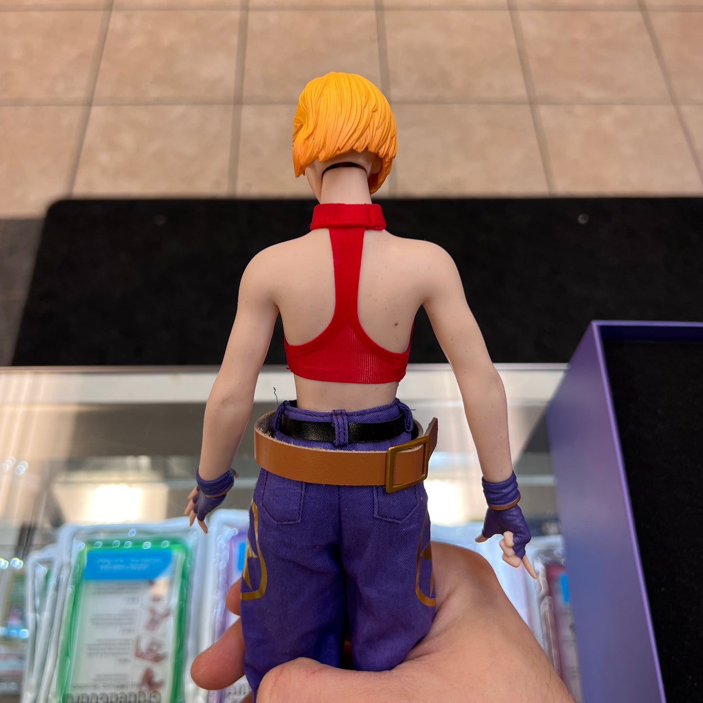 Tunshi Studio - The King Of Fighters'97 - Blue Mary Action Figure 1/6 (OPEN BOX)