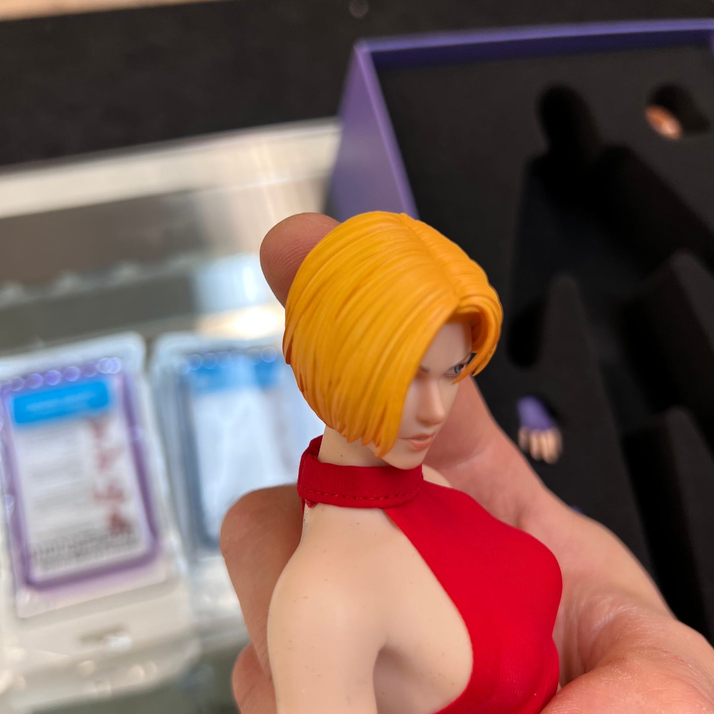 Tunshi Studio - The King Of Fighters'97 - Blue Mary Action Figure 1/6 (OPEN BOX)