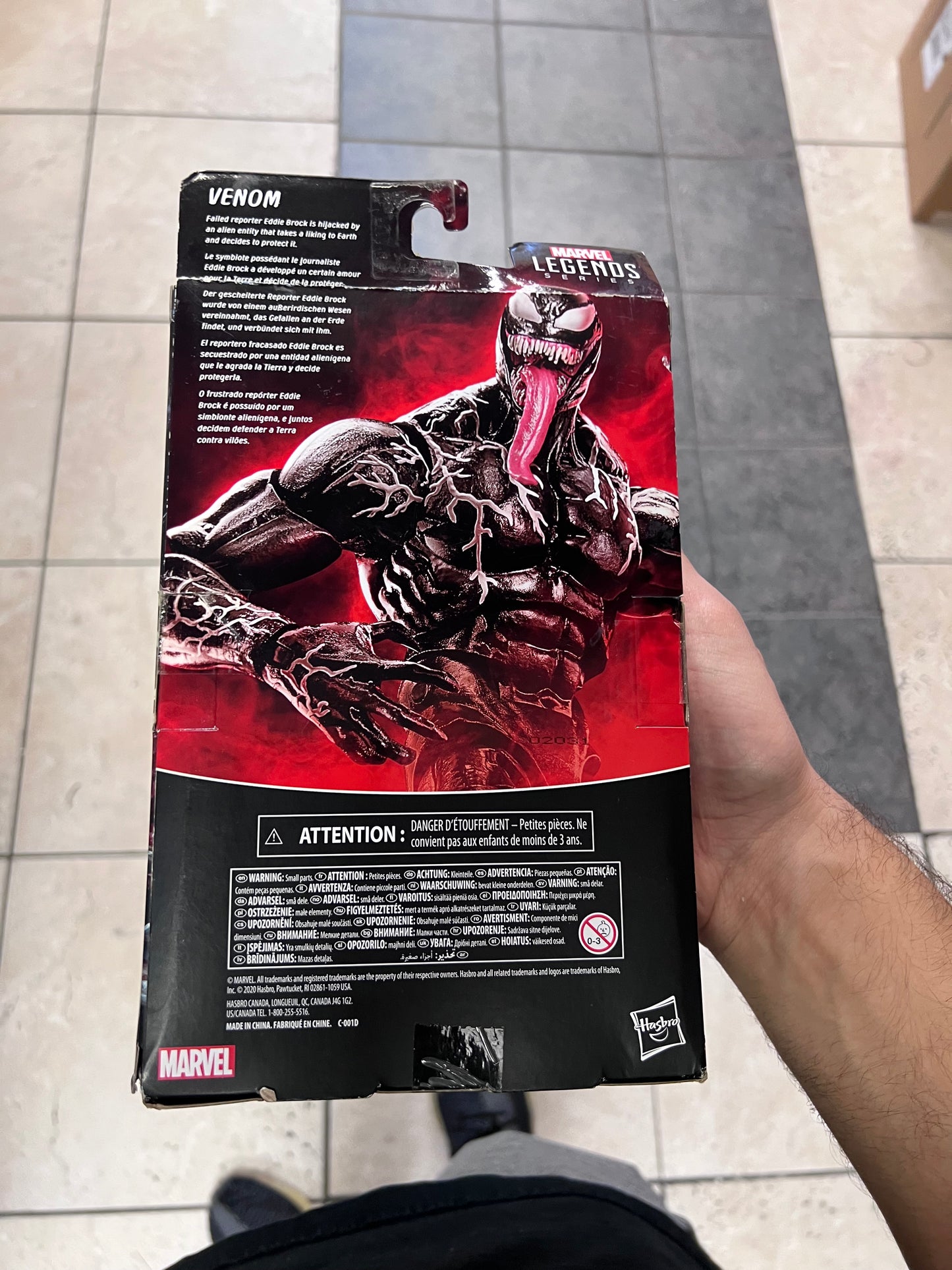 Marvel Legends - Venom - Venom Movie - Action Figure (BAD BOX)