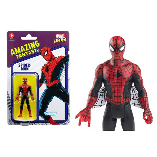 KENNER - MARVEL RETRO LEGENDS - SPIDER-MAN (AMAZING FANTASY) 3.75in Figure