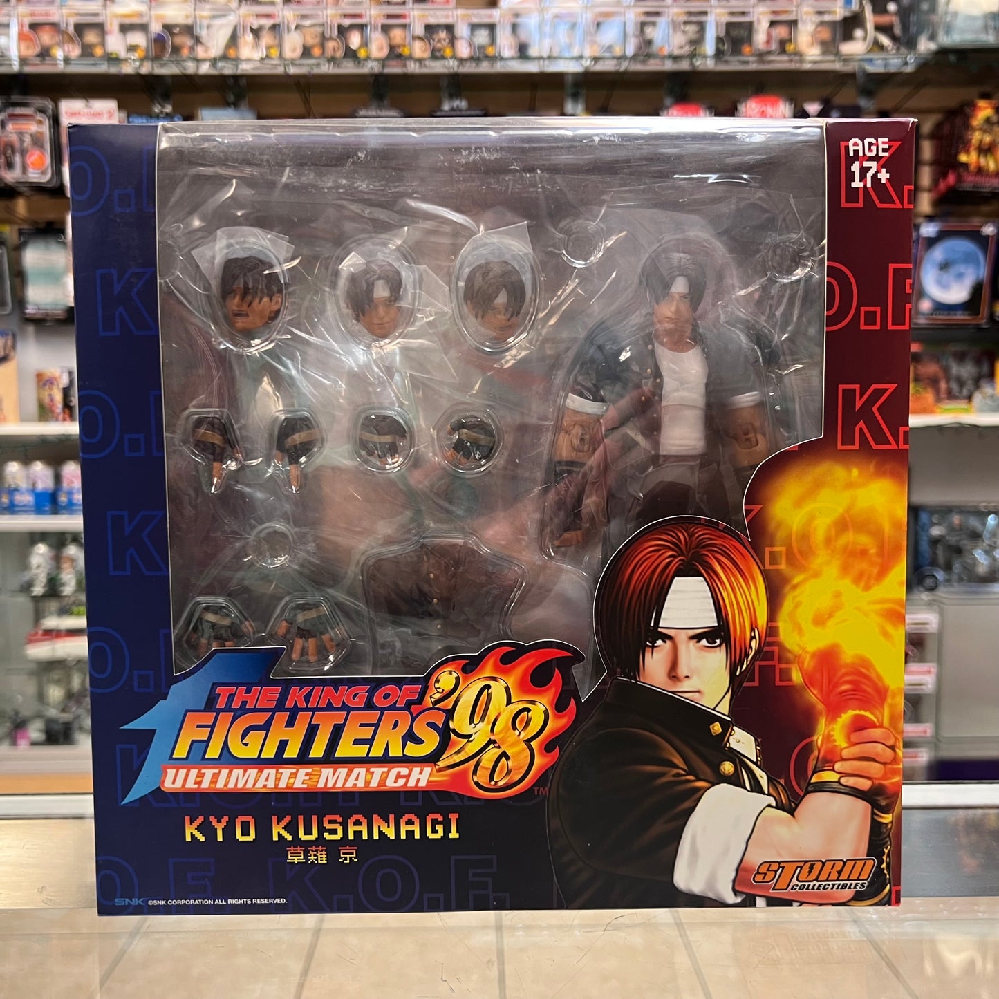 Storm Collectibles - The King of Fighters '98 - Kyo Kusanagi 1/12 Scale Action Figure - OPEN BOX SEE PHOTOS