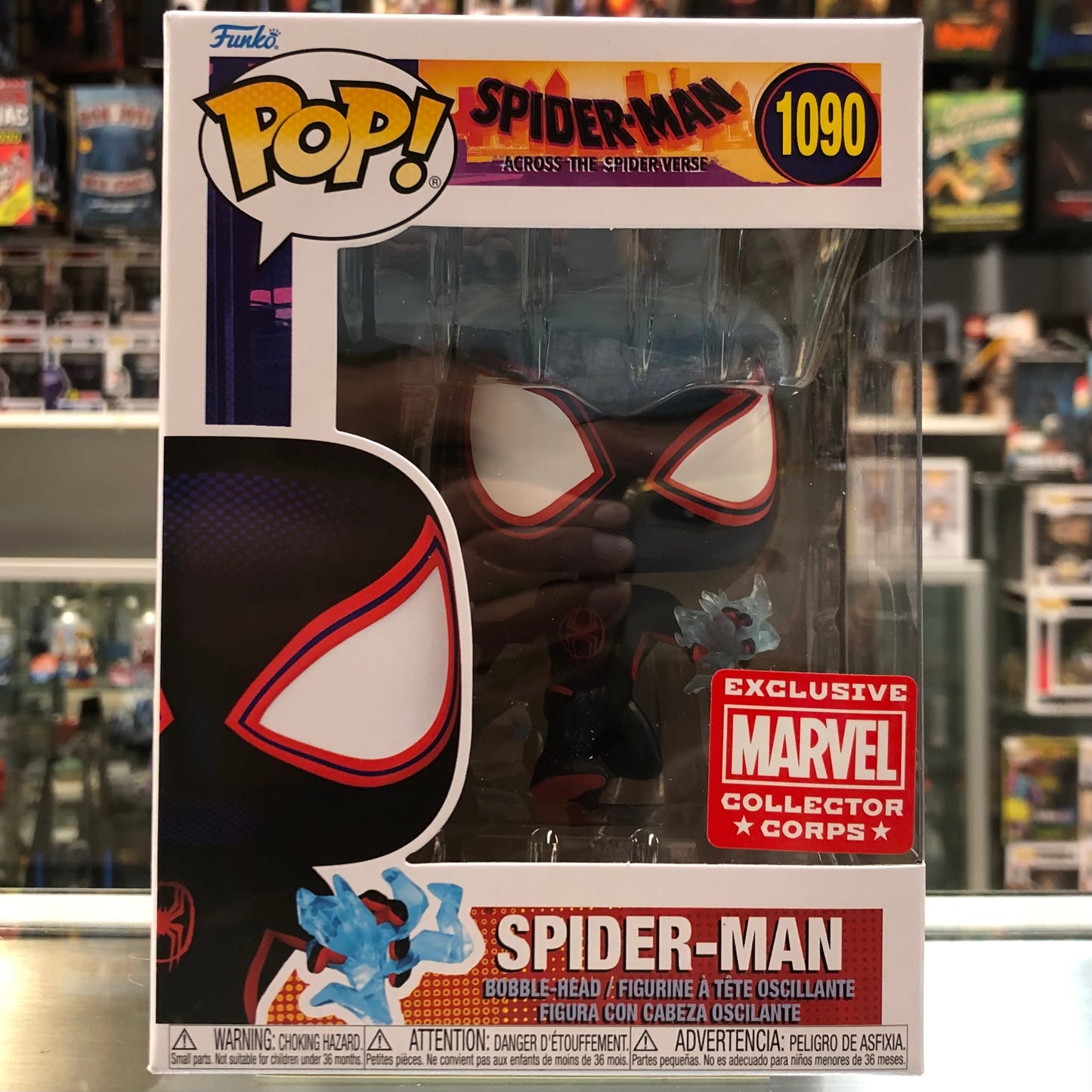 Funko Pop! Marvel Spider-Man Across the Spider-Verse - Spider-Man Marvel Collectors Corp - 1090