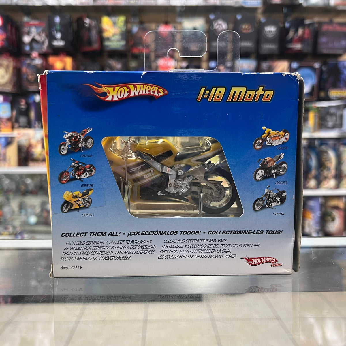 Hot Wheels - Metal Collection - 1:18 Moto - Racing Bike - 2005 *SEE PHOTOS*