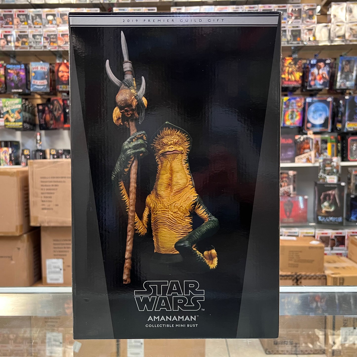 Gentle Giant - Star Wars Amanaman Collectible Mini Bust - 2019 Premier Guild Gift