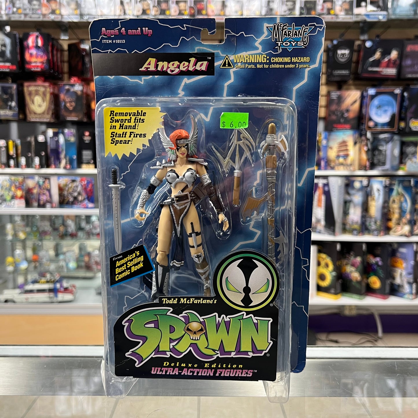 McFarlane Toys - Spawn - Angela Deluxe Edition Ultra Action Figure (See Photos)